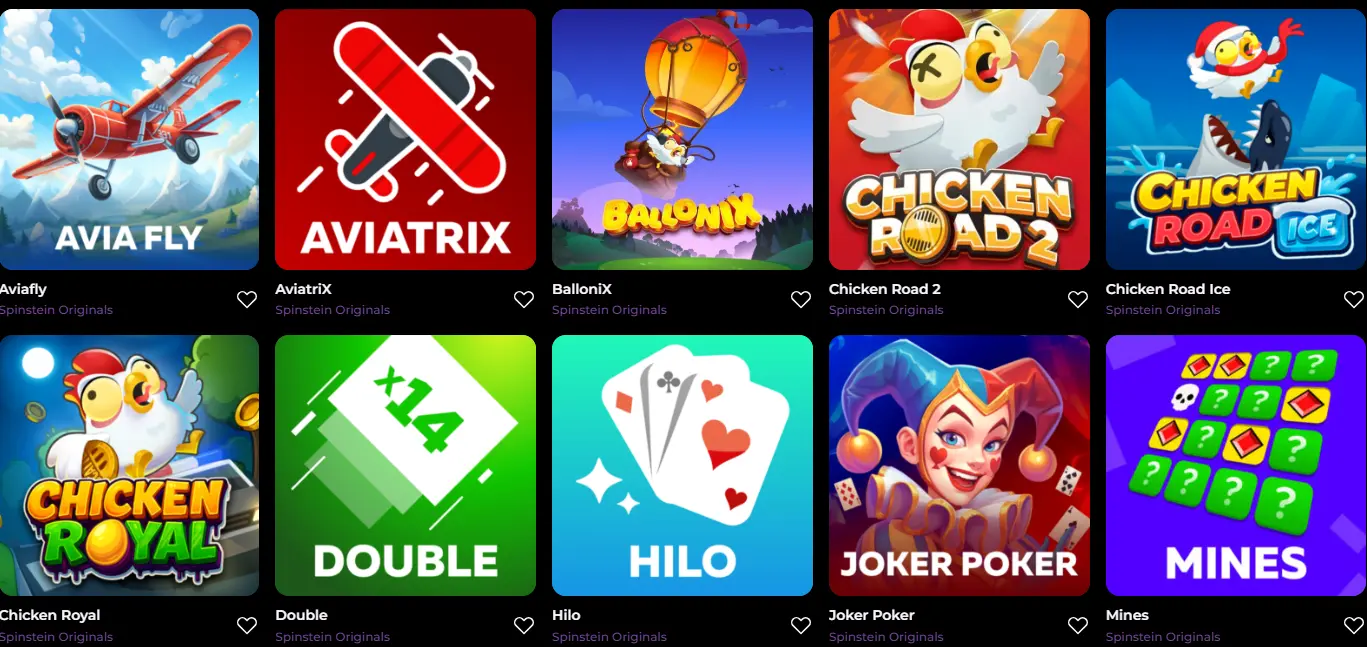 Spinstein Spiele